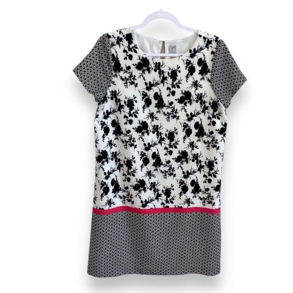 Tristan Pink/Black Floral Slip Dress - M China